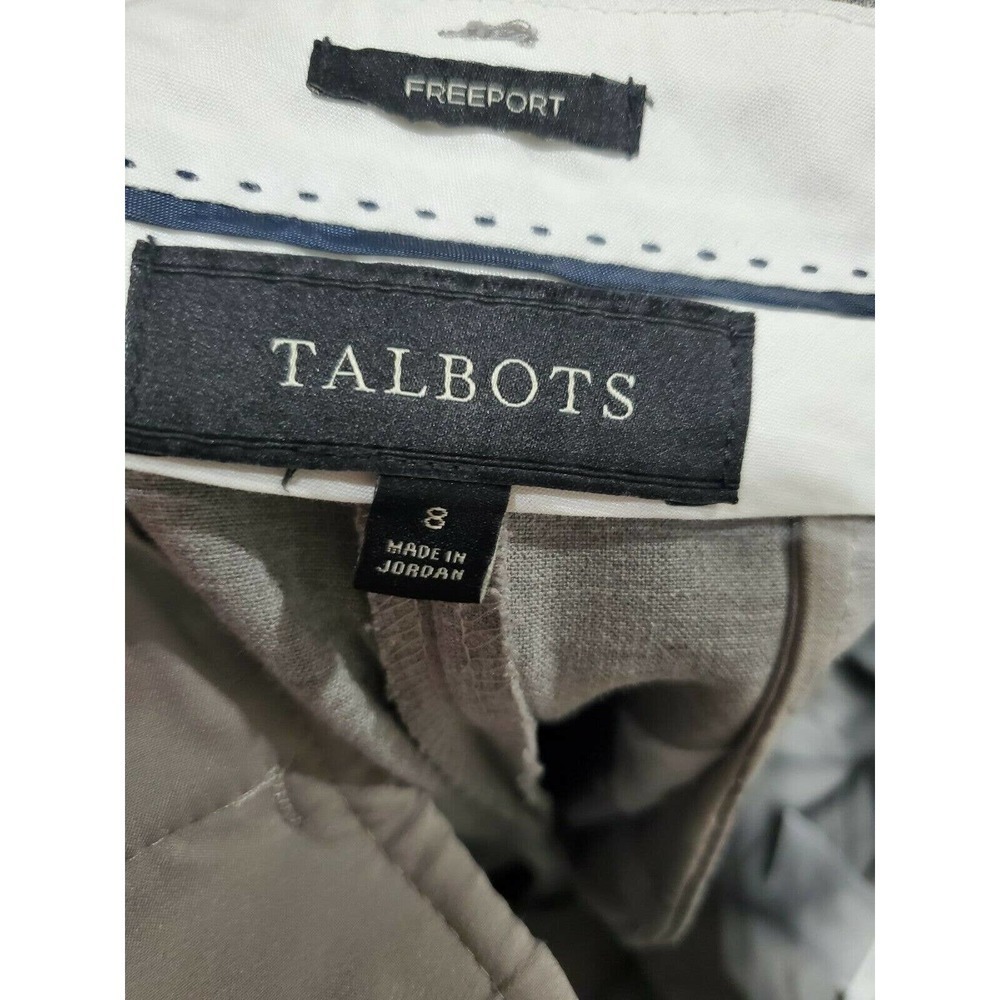 Talbots Women's Solid Gray Polyester Mid Rise Pul… - image 7